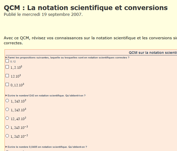 puissance dix